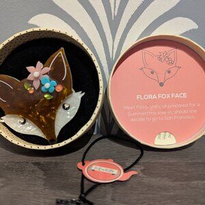 Flora Fox Face Erstwilder Brooch